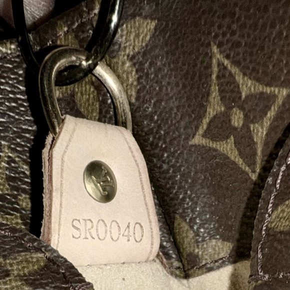 Louis Vuitton LV Vintage Brown Monogram Cabas Mezzo Tote Bag - Picture 15 of 15